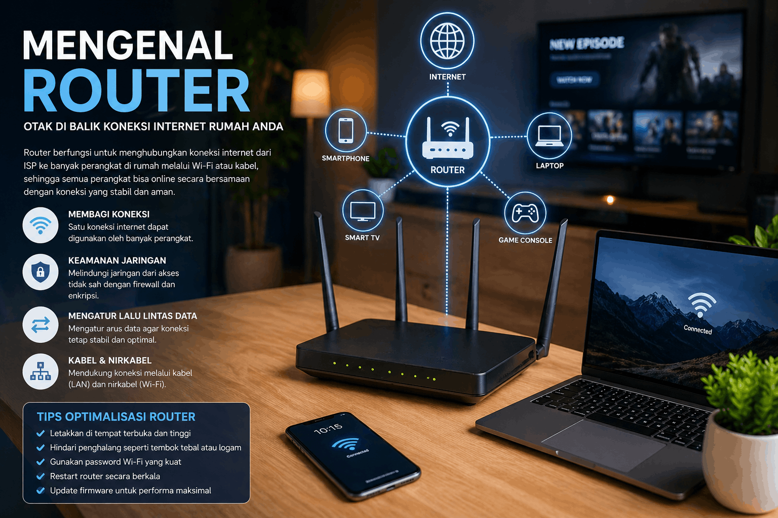 Mengenal Router: Otak di Balik Koneksi Internet Rumah Kamu